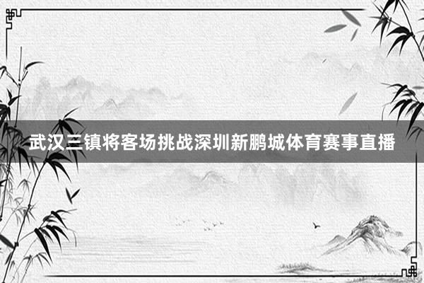 武汉三镇将客场挑战深圳新鹏城体育赛事直播