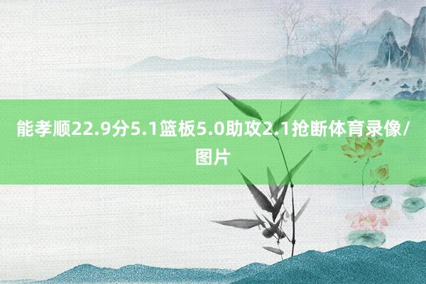 能孝顺22.9分5.1篮板5.0助攻2.1抢断体育录像/图片