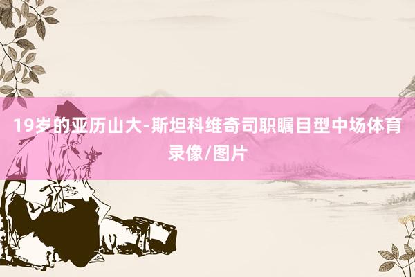 19岁的亚历山大-斯坦科维奇司职瞩目型中场体育录像/图片