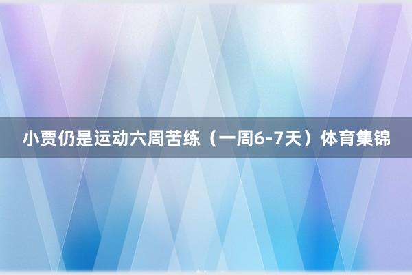 小贾仍是运动六周苦练（一周6-7天）体育集锦