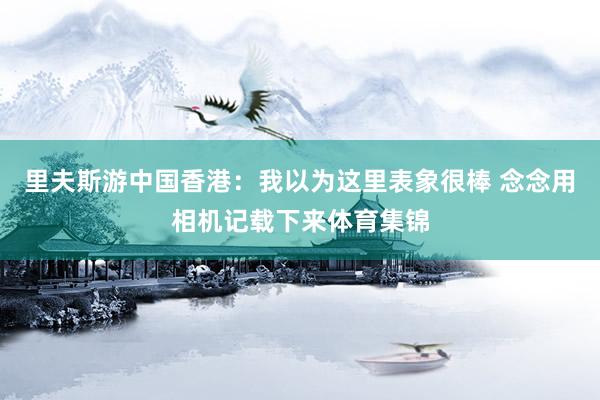 里夫斯游中国香港：我以为这里表象很棒 念念用相机记载下来体育集锦