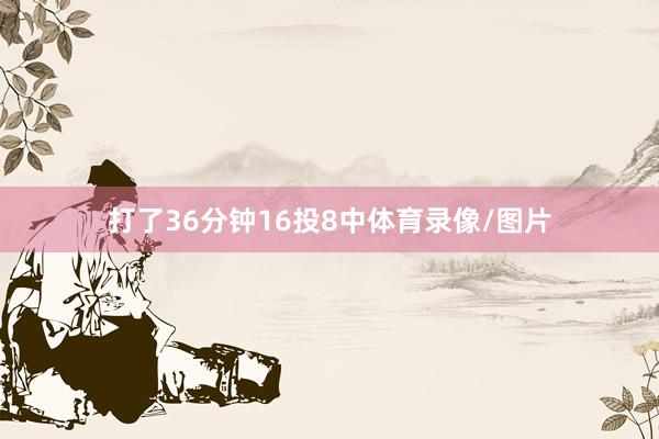 打了36分钟16投8中体育录像/图片