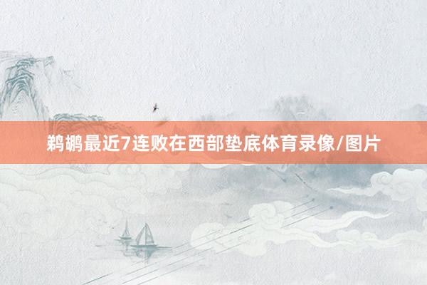 鹈鹕最近7连败在西部垫底体育录像/图片