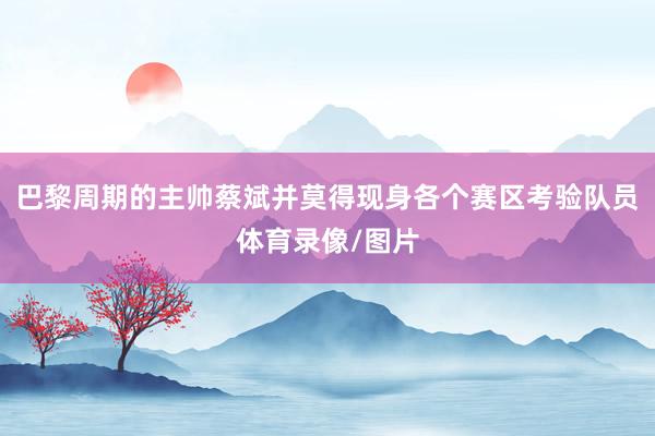 巴黎周期的主帅蔡斌并莫得现身各个赛区考验队员体育录像/图片