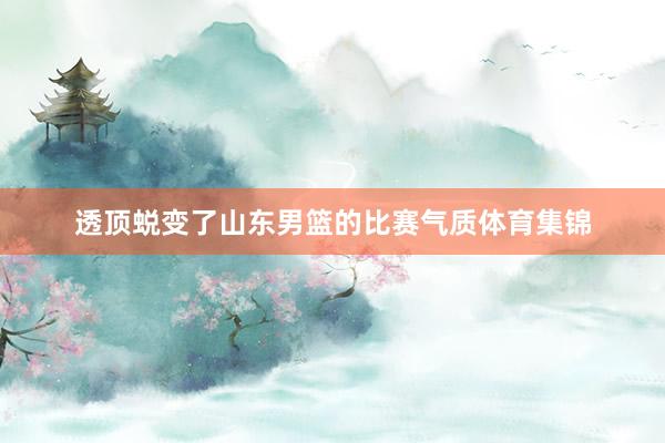 透顶蜕变了山东男篮的比赛气质体育集锦